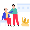 پیش‌نمایش فایل boy-helping-old-man-to-dress-10477009 از پک خانه سالمندان
