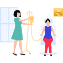 پیش‌نمایش فایل female-nurse-checking-patient-drip-10477018 از پک خانه سالمندان