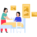 پیش‌نمایش فایل girl-giving-medicine-to-woman-10477015 از پک خانه سالمندان