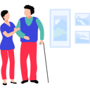 پیش‌نمایش فایل girl-helping-old-man-to-walk-with-cane-10477037 از پک خانه سالمندان