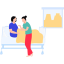 پیش‌نمایش فایل girl-taking-care-of-lady-10477019 از پک خانه سالمندان