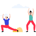 پیش‌نمایش فایل girl-teaching-exercise-to-old-man-10477030 از پک خانه سالمندان