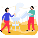 پیش‌نمایش فایل girls-cooking-meat-on-grill-10477012 از پک خانه سالمندان