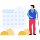 پیش‌نمایش فایل man-stands-outside-nursing-home-10477044 از پک خانه سالمندان