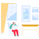 پیش‌نمایش فایل old-man-reading-newspaper-10477032 از پک خانه سالمندان
