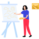 پیش‌نمایش فایل woman-drawing-on-board-10477053 از پک خانه سالمندان
