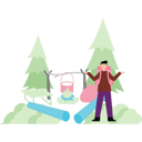 پیش‌نمایش فایل boy-cooking-in-forest-10483429 از پک جنگل