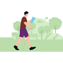 پیش‌نمایش فایل boy-hiking-in-forest-with-stick-10483419 از پک جنگل