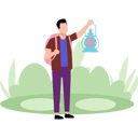 پیش‌نمایش فایل boy-holding-lantern-in-forest-10483421 از پک جنگل