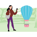 پیش‌نمایش فایل girl-using-mobile-on-vacation-10483403 از پک جنگل