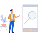 پیش‌نمایش فایل boy-is-pointing-at-the-mobile-phone-10495783 از پک ویژگی‌های موبایل