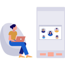 پیش‌نمایش فایل girl-has-a-network-of-people-10495788 از پک ویژگی‌های موبایل