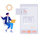 پیش‌نمایش فایل girl-working-on-graph-chart-on-laptop-10495786 از پک ویژگی‌های موبایل