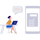 پیش‌نمایش فایل woman-looking-at-calculator-on-mobile-10495973 از پک ویژگی‌های موبایل