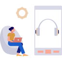 پیش‌نمایش فایل woman-looking-at-headphones-in-mobile-10495919 از پک ویژگی‌های موبایل