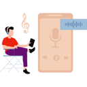 پیش‌نمایش فایل boy-is-listening-to-audio-music-10492608 از پک پخش زنده و پادکست