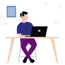 پیش‌نمایش فایل boy-wearing-headphones-using-laptop-10492609 از پک پخش زنده و پادکست
