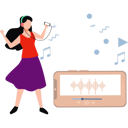 پیش‌نمایش فایل girl-is-enjoying-the-music-10492602 از پک پخش زنده و پادکست