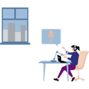پیش‌نمایش فایل girl-is-listening-to-podcast-online-10492597 از پک پخش زنده و پادکست