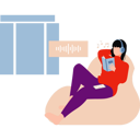 پیش‌نمایش فایل girl-is-reading-a-book-wearing-headphones-10492579 از پک پخش زنده و پادکست