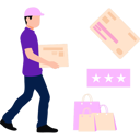 پیش‌نمایش فایل boy-is-delivering-the-parcel-10545816 از پک فروش