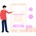 پیش‌نمایش فایل boy-is-scanning-qr-code-on-mobile-10545812 از پک فروش