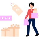 پیش‌نمایش فایل boy-is-shopping-on-sale-10545794 از پک فروش