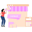 پیش‌نمایش فایل girl-is-announcing-cashback-through-megaphone-10545826 از پک فروش