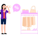 پیش‌نمایش فایل girl-is-looking-at-clothes-through-binoculars-10545793 از پک فروش