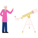 پیش‌نمایش فایل astronaut-stands-next-to-the-telescope-10582214 از پک دانشمند