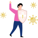 پیش‌نمایش فایل boy-holding-vaccination-shield-10582192 از پک دانشمند