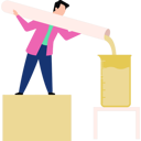 پیش‌نمایش فایل boy-pouring-chemical-from-a-test-tube-into-a-beaker-10582168 از پک دانشمند