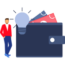پیش‌نمایش فایل businessman-gets-idea-how-to-save-personal-income-10389956 از پک ایده