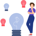 پیش‌نمایش فایل businessman-have-financial-idea-10389915 از پک ایده