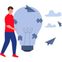 پیش‌نمایش فایل businessman-have-solved-idea-puzzles-10389858 از پک ایده