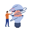 پیش‌نمایش فایل businessman-is-doing-research-on-idea-10389948 از پک ایده