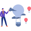 پیش‌نمایش فایل businessman-is-looking-at-idea-parachute-10389949 از پک ایده