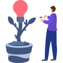 پیش‌نمایش فایل businessman-is-planting-idea-tree-10389946 از پک ایده