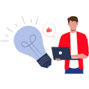پیش‌نمایش فایل businessman-receives-like-on-his-idea-10389862 از پک ایده