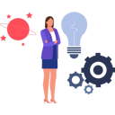 پیش‌نمایش فایل businesswoman-is-working-innovative-solutions-10389882 از پک ایده