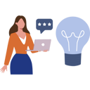 پیش‌نمایش فایل businesswoman-receives-feedback-for-her-good-idea-10389853 از پک ایده