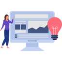 پیش‌نمایش فایل employee-is-presenting-her-idea-10389955 از پک ایده