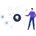 پیش‌نمایش فایل employee-is-working-on-idea-network-10389868 از پک ایده