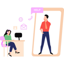 پیش‌نمایش فایل boy-is-seeking-customer-care-help-10545751 از پک پشتیبانی فنی