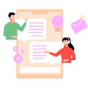 پیش‌نمایش فایل customer-support-is-chatting-online-with-customer-10545786 از پک پشتیبانی فنی