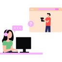 پیش‌نمایش فایل customer-support-is-helping-client-10545776 از پک پشتیبانی فنی