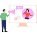 پیش‌نمایش فایل employee-is-announcing-online-help-10545761 از پک پشتیبانی فنی