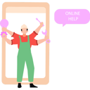 پیش‌نمایش فایل employee-is-ready-to-help-customers-10545755 از پک پشتیبانی فنی
