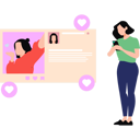 پیش‌نمایش فایل girl-is-posting-her-image-on-social-media-10545783 از پک پشتیبانی فنی