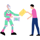پیش‌نمایش فایل boy-is-giving-mail-to-robot-10589452 از پک ربات